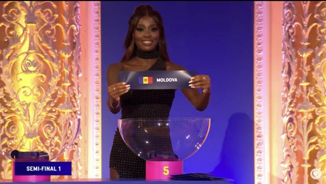 Reprezentantul Republicii Moldova la Eurovision va evolua în prima semifinală